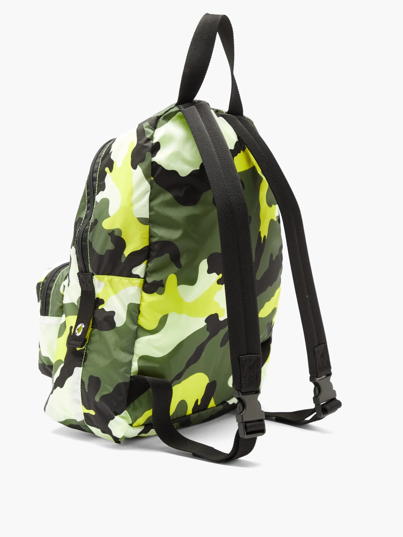 Camouflage-print nylon backpack - 4