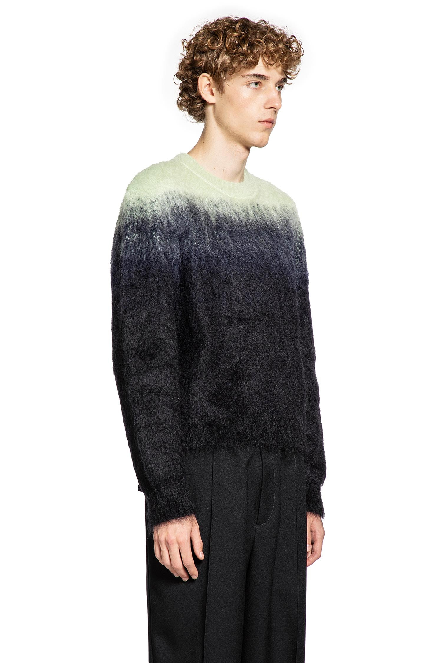 Crewneck Firm Knit Sweater - 2
