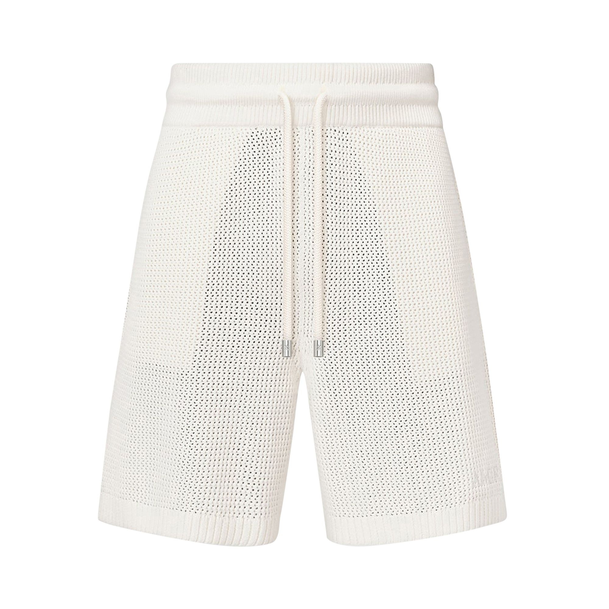Amiri Crochet Mesh Short 'Ivory' - 1