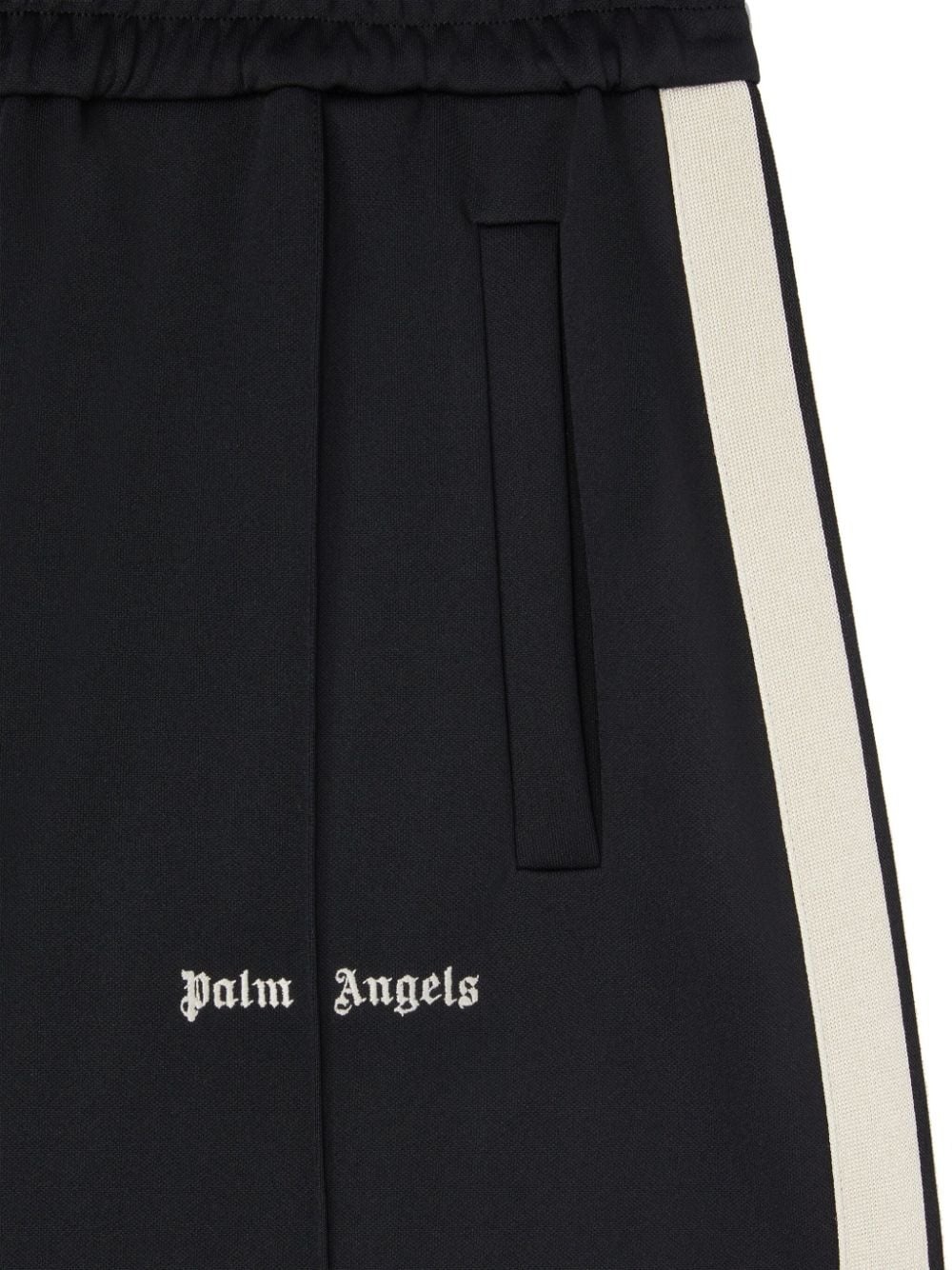 logo-print track shorts - 3