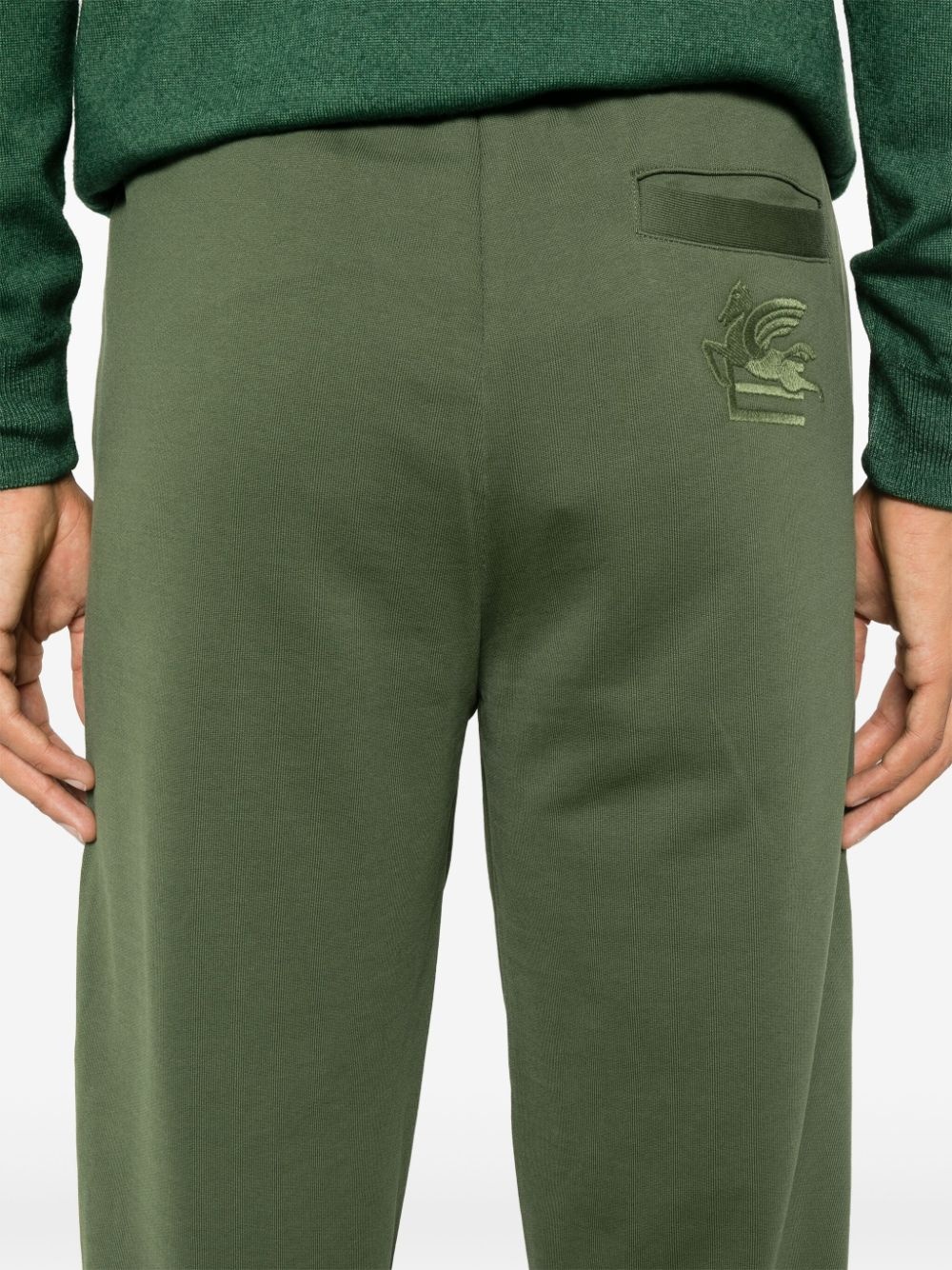 Pegaso-motif track pants - 5