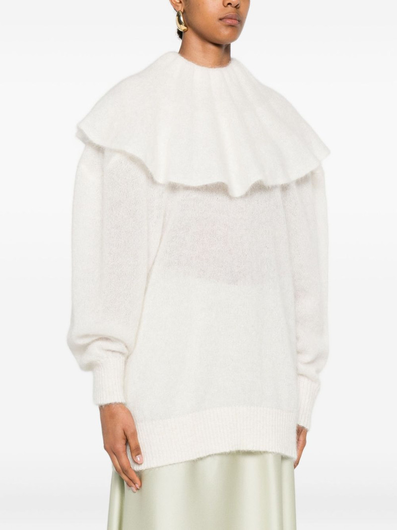 volant ruffled-neck sweater 3
