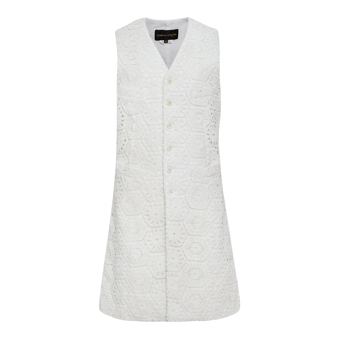 Cotton Chemical Lace x Jute Vest - 1