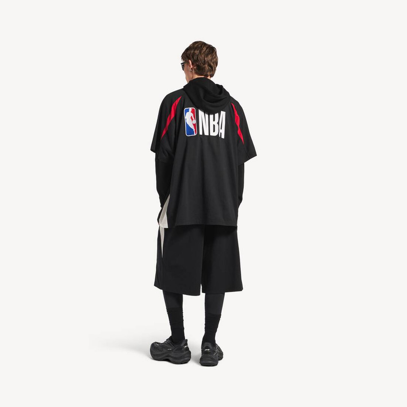 Men's Balenciaga | Nba Collaboration Tracksuit Shorts in Black/white 4