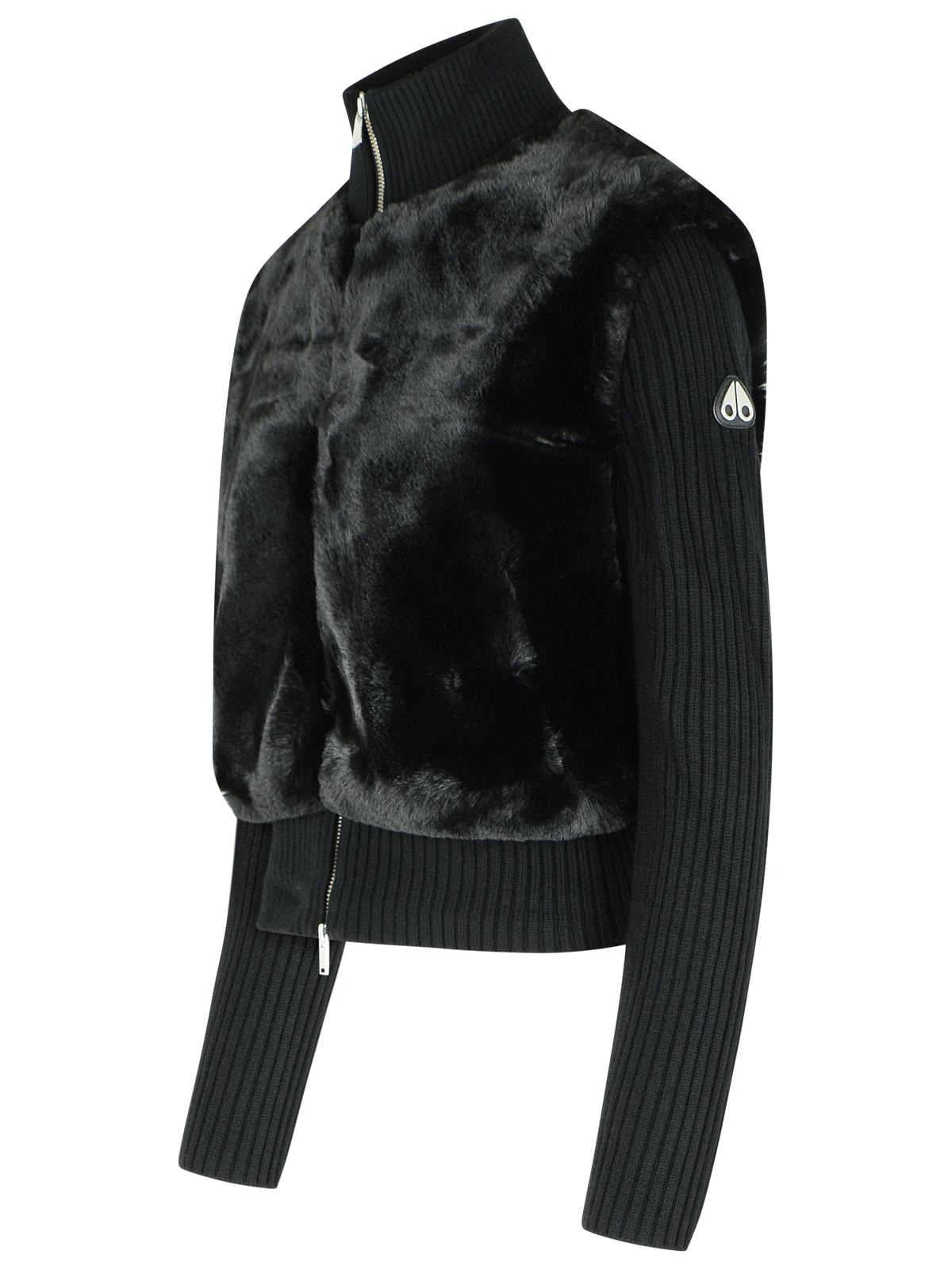 Moose Knuckles 'Dua Bunny' Black Polyester Sweatshirt Women - 2