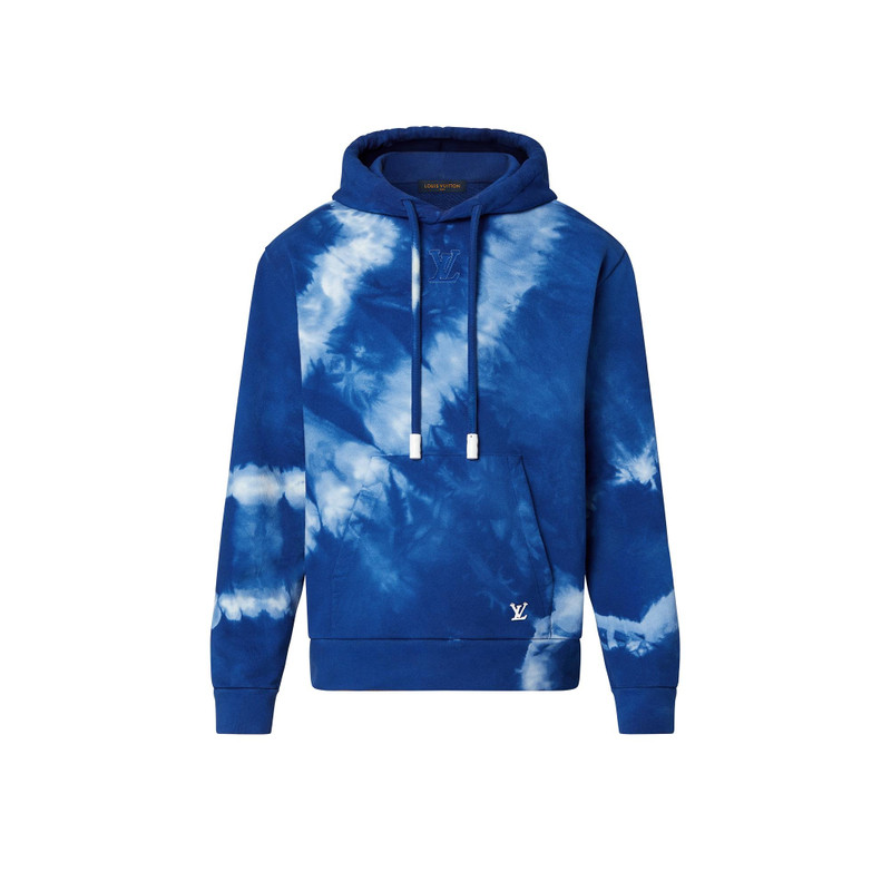 Tie&Dye Hoodie With LV Signature - 1
