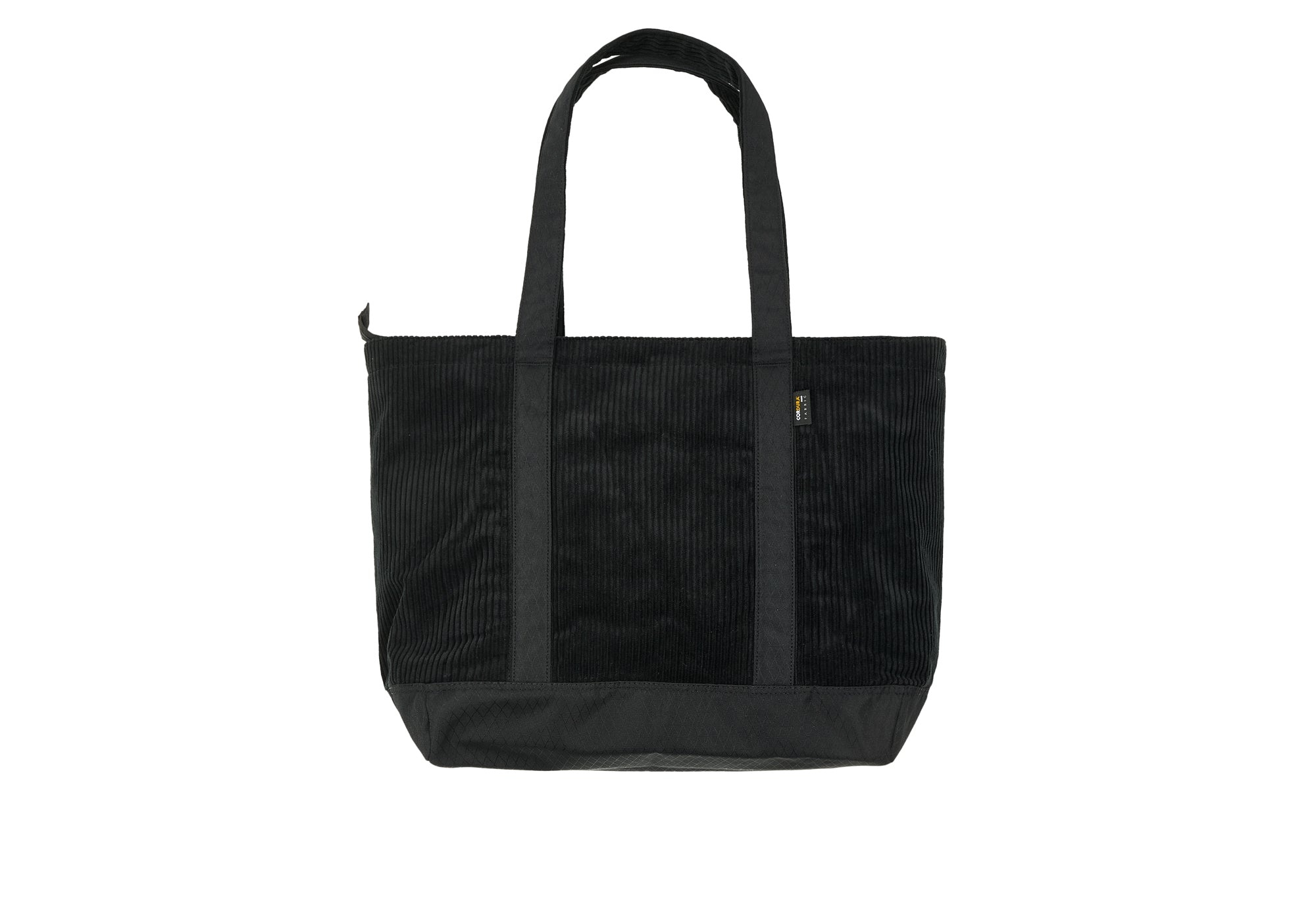 CORDUROY SHOPPER BLACK - 2