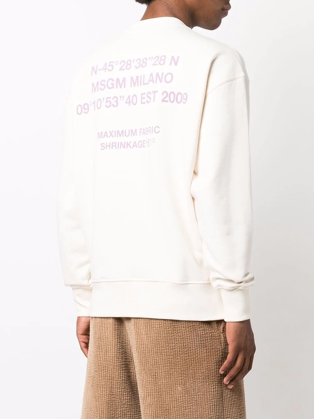 sunset-logo print sweatshirt - 4