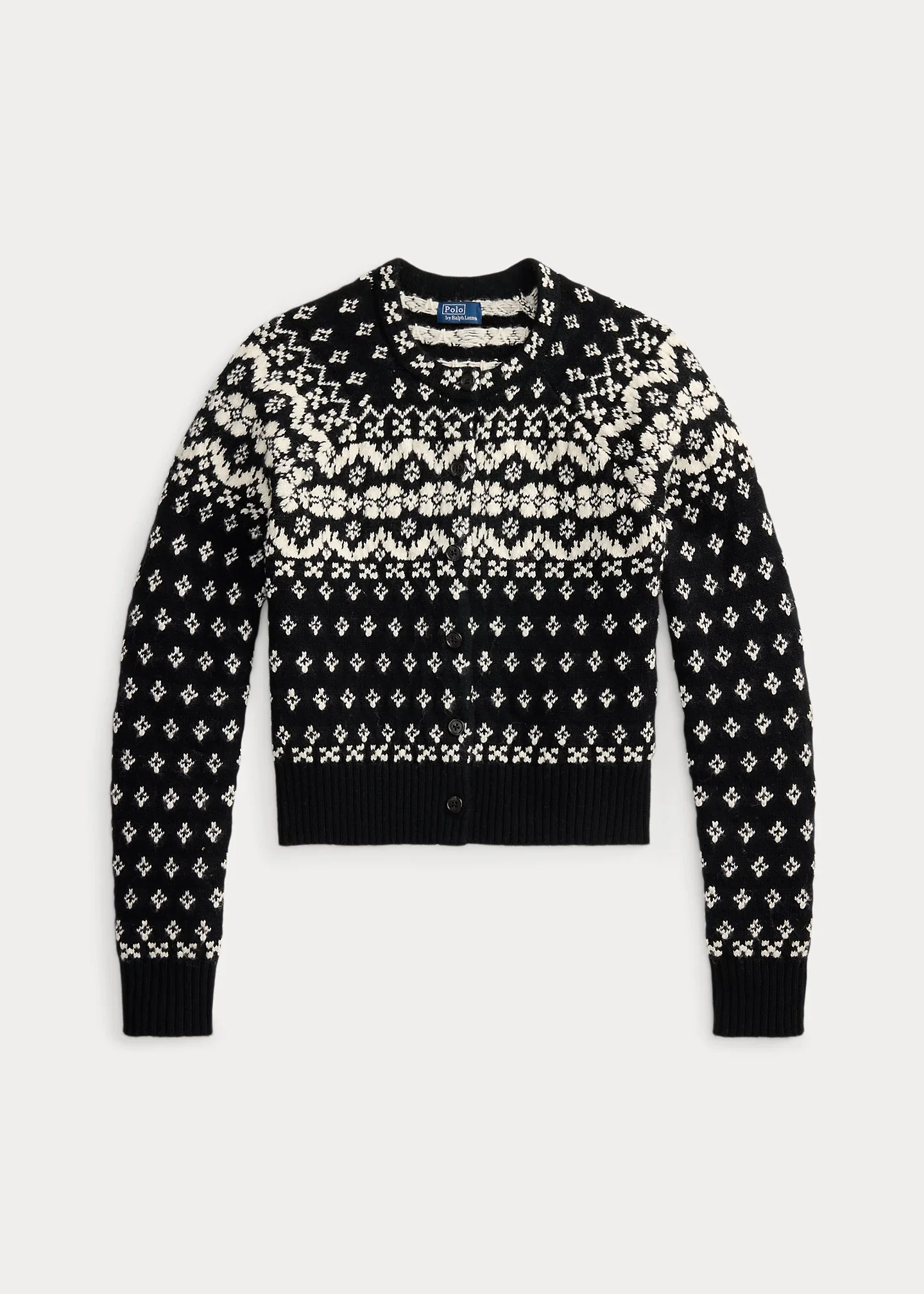 Fair Isle Wool-Blend Cardigan - 1