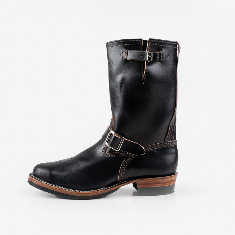 Iron Heart WESCO-MRLOU-BLK Wesco® - 10" Horsehide  Engineer Boot - Black. The "Mister Lou" outlook