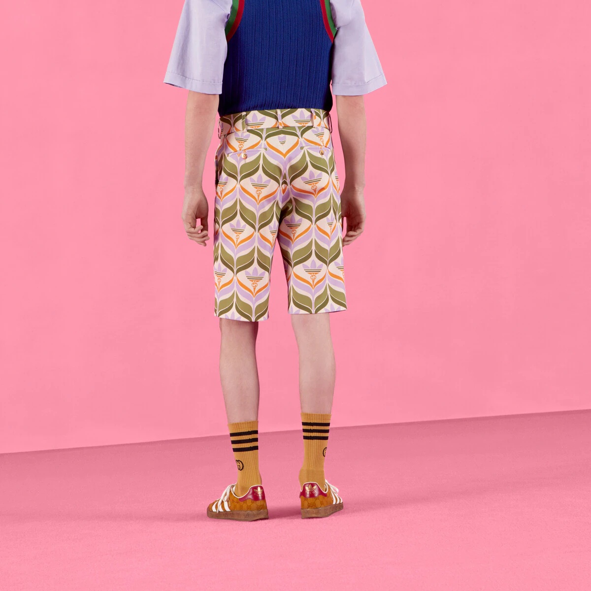 adidas x Gucci Trefoil print shorts - 7