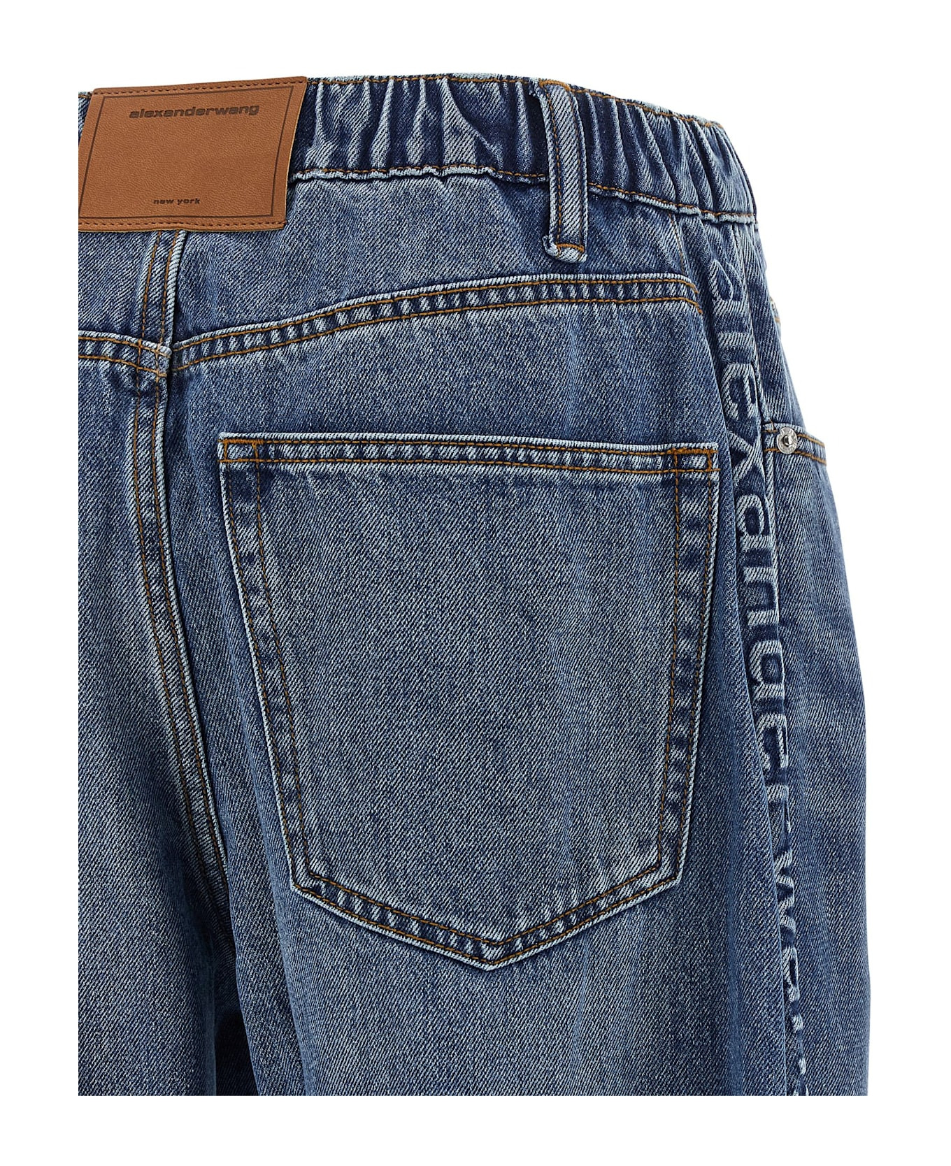 Embossed Logo Jeans - 5