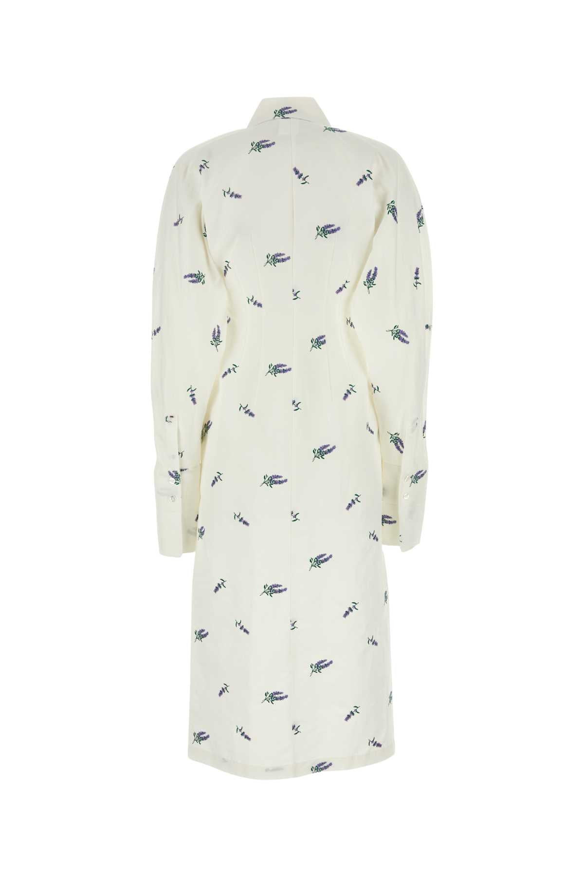 Sportmax Women Embroidered Linen Blend Briose Shirt Dress - 2