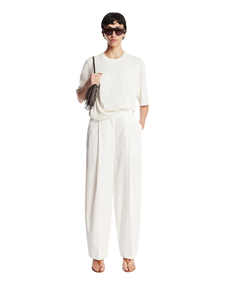armarium White Cotton T-Shirt outlook