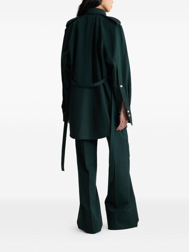 gabardine belted shirt 3