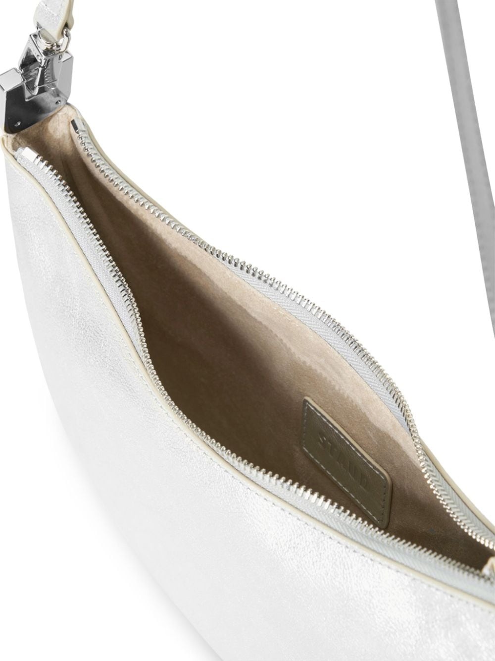 Walker metallic-leather crossbody bag - 3