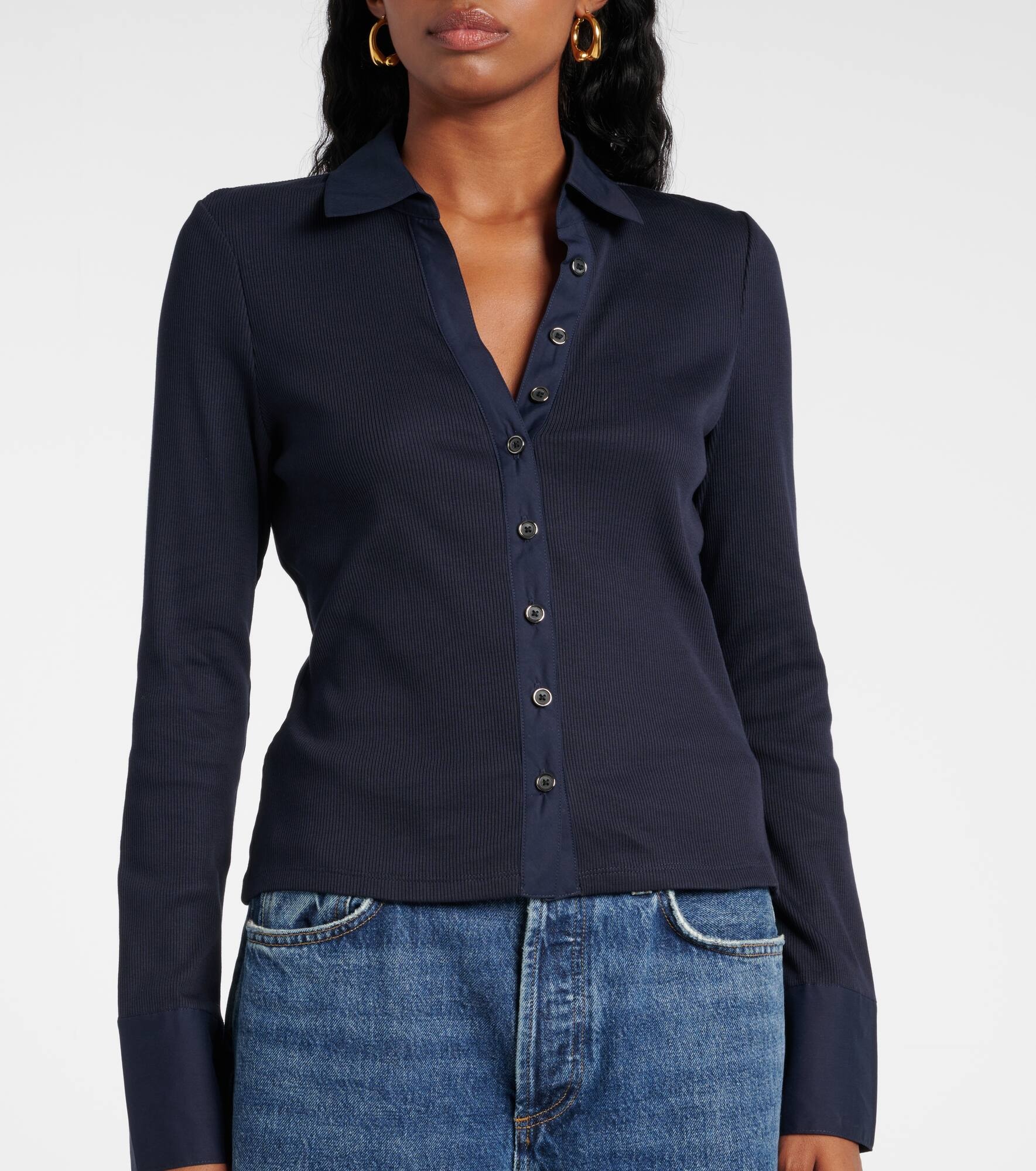 Scottie cotton-blend top - 6