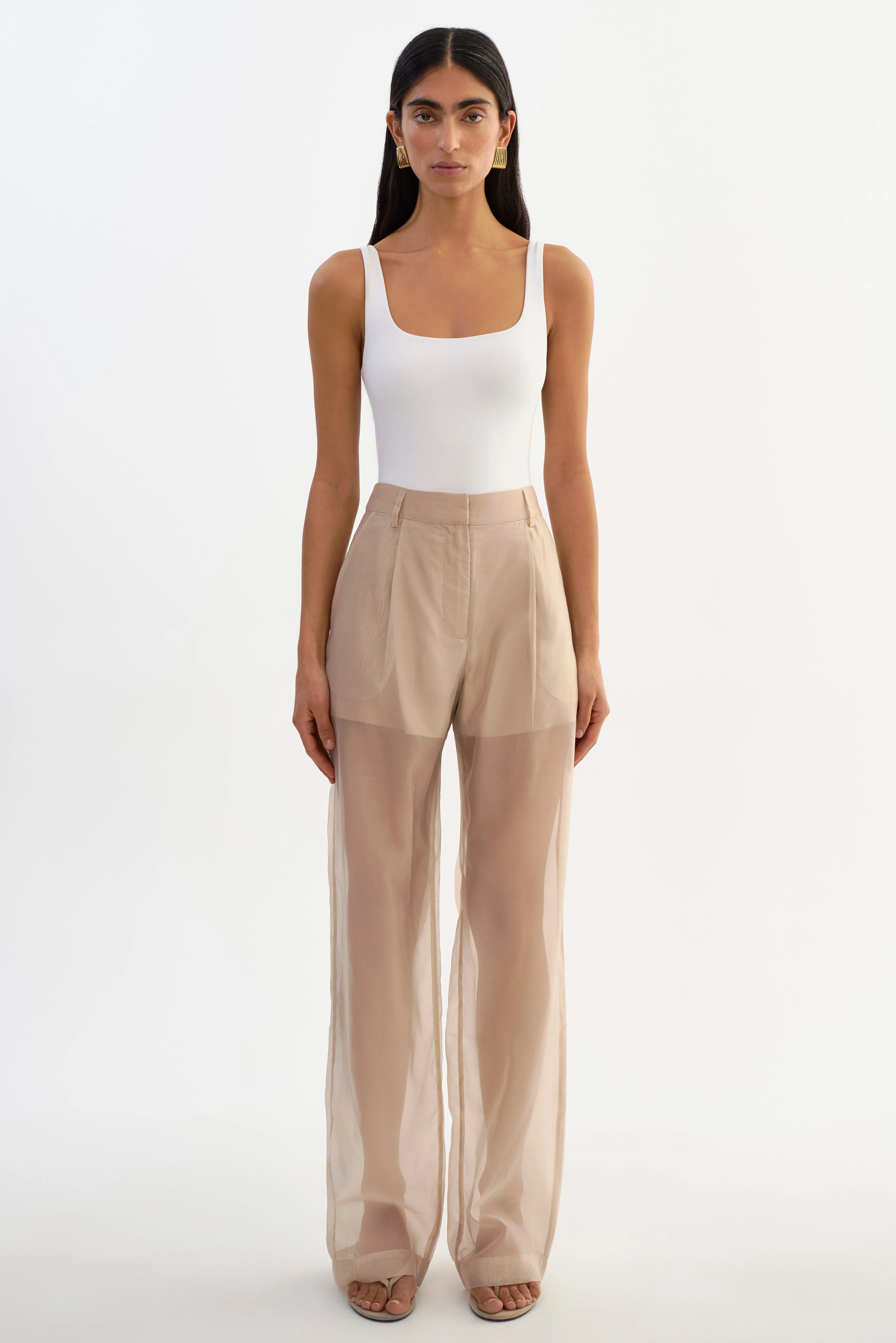ALOMA | Sheer Organza Pants - 1