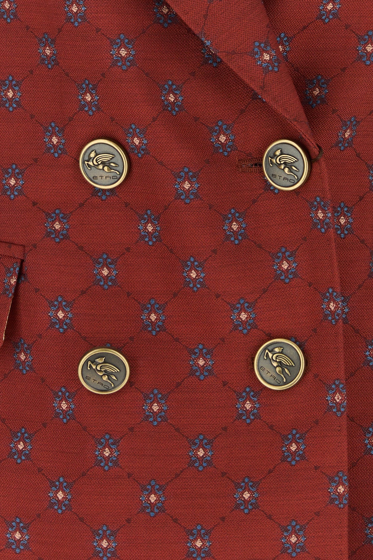 Embroidered wool blend blazer - 3