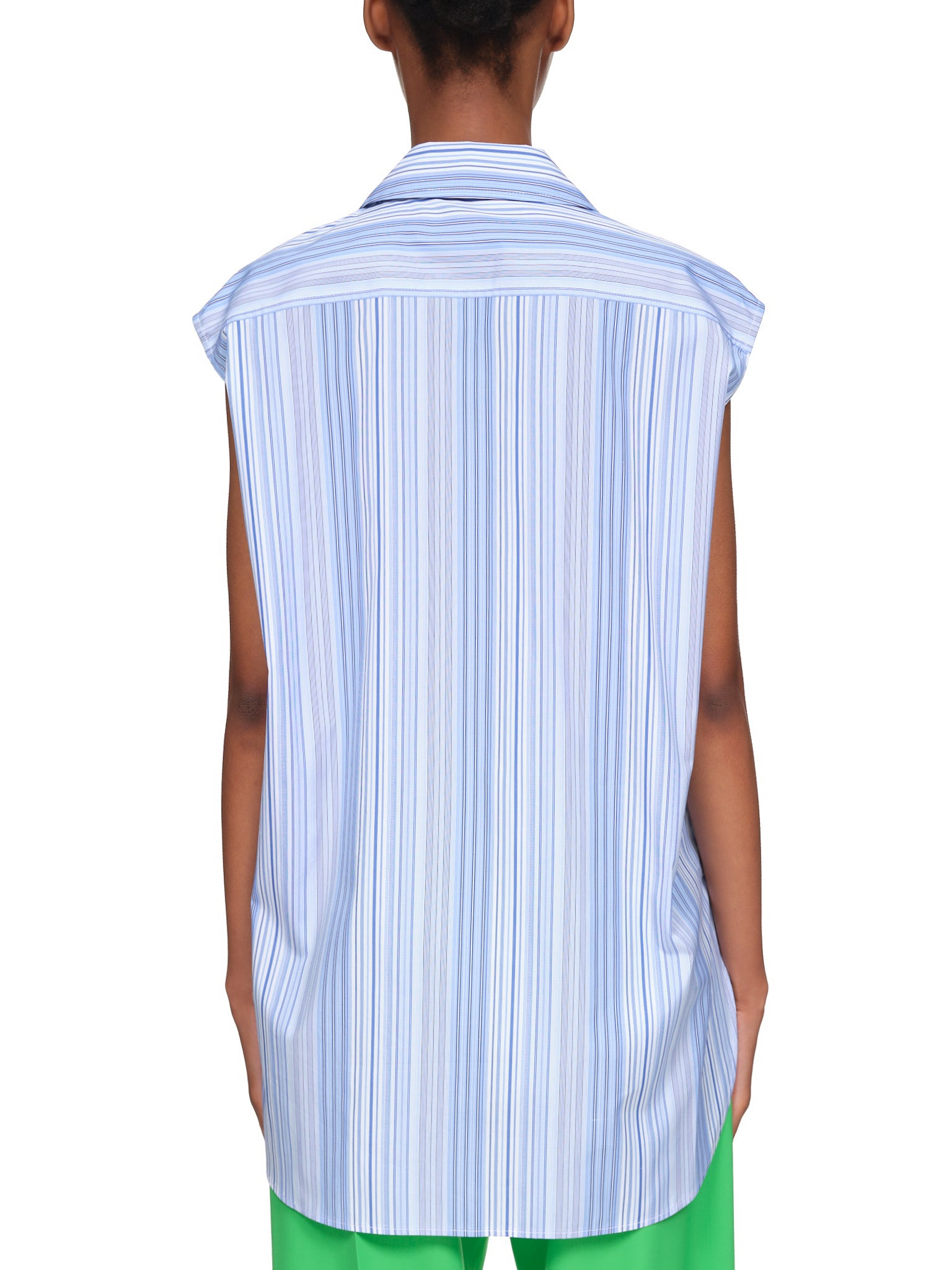Sleeveless Criss-Cross Blouse - 3
