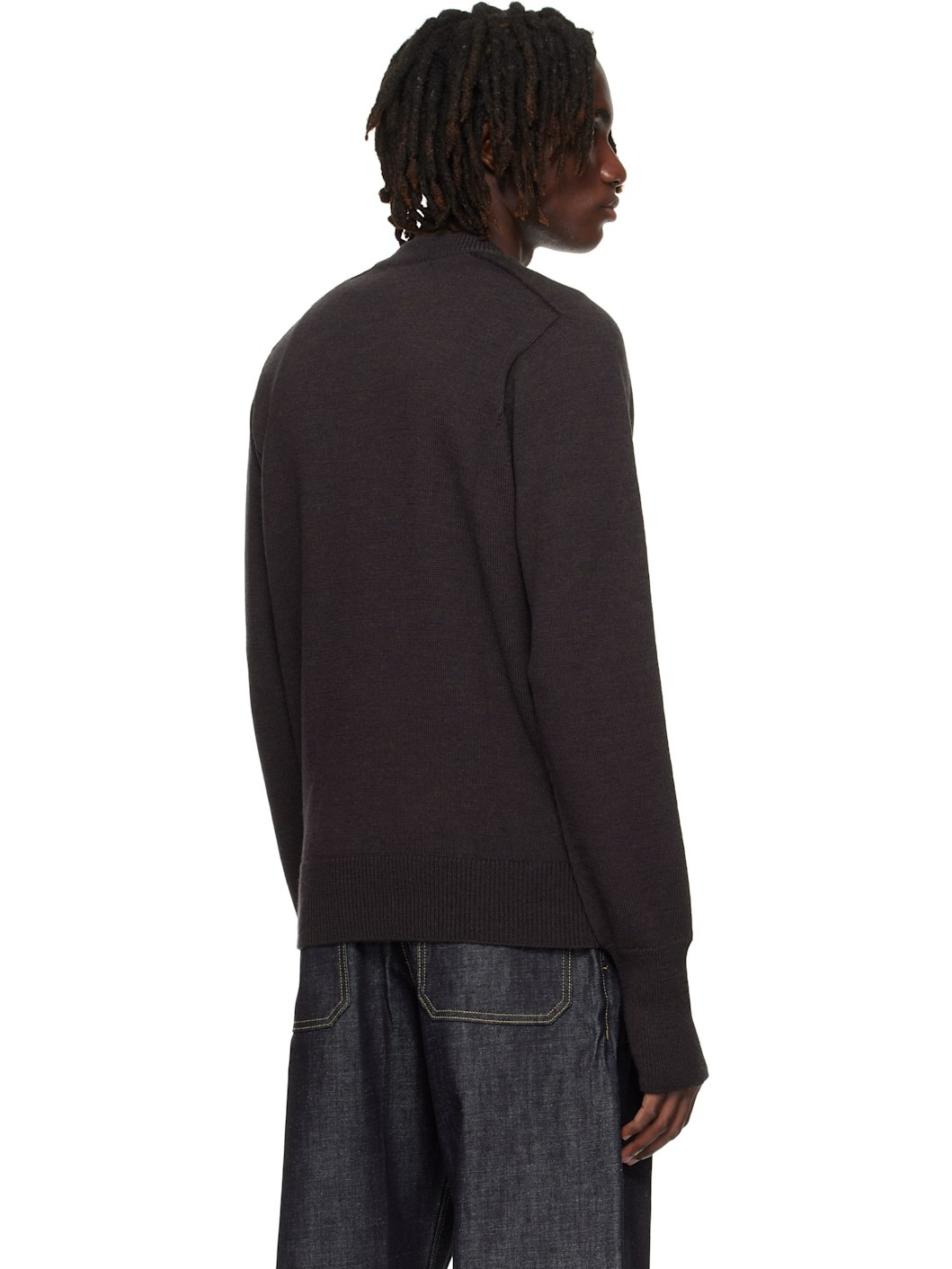 Brown Inverness Sweater - 3