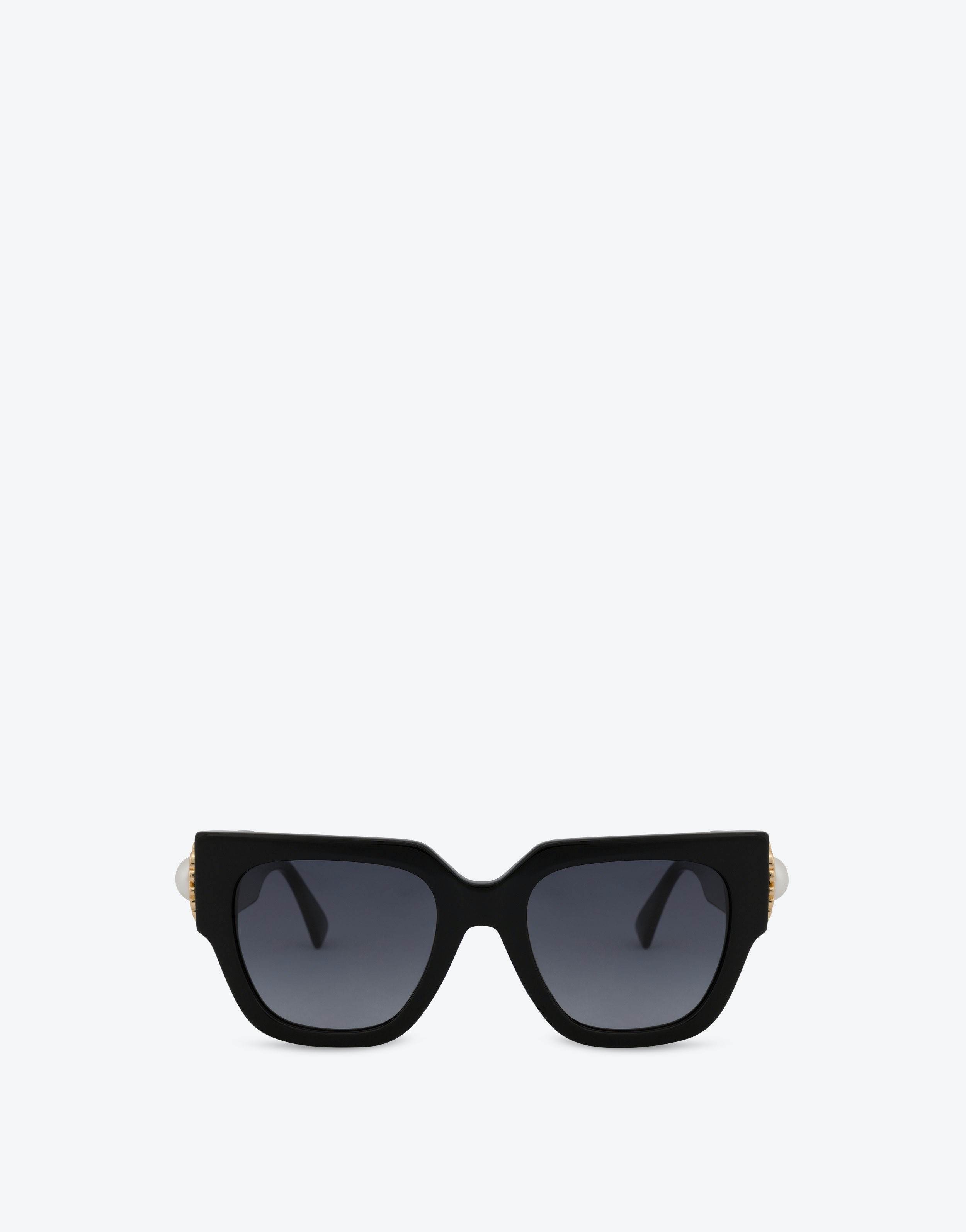 PEARL TRIM BLACK SUNGLASSES - 1