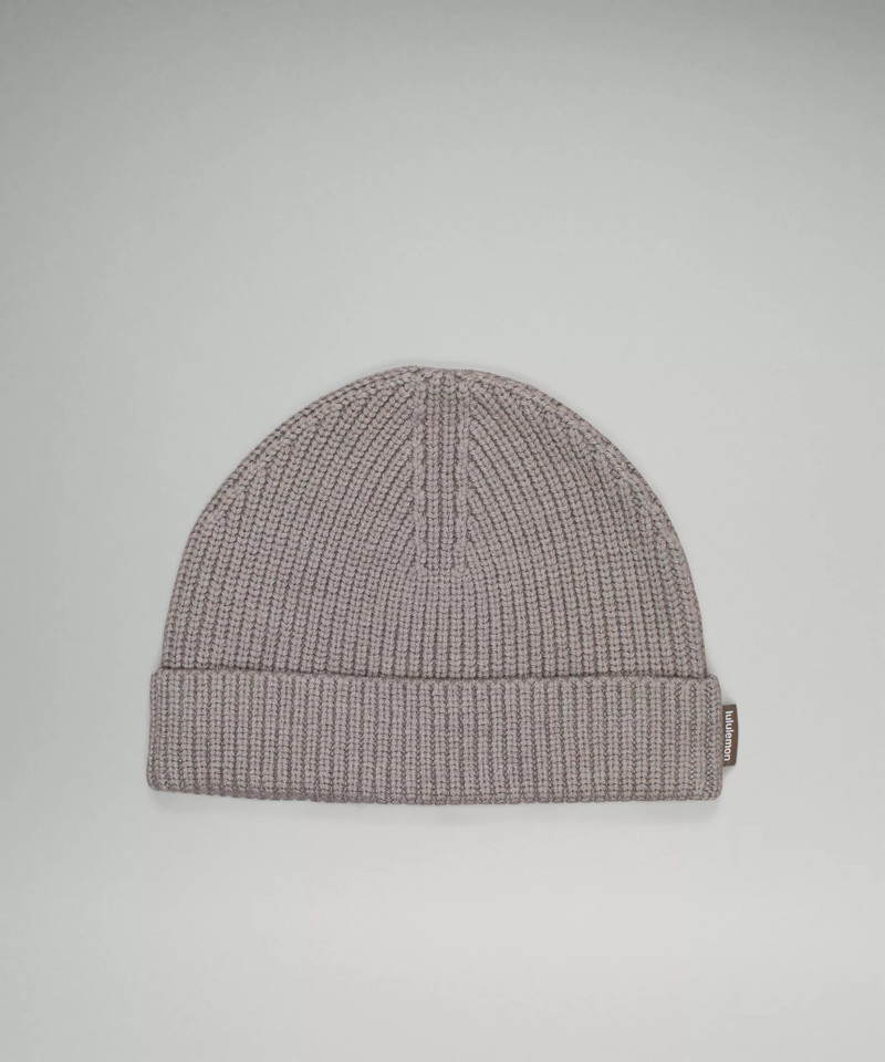 Close-Fit Wool-Blend Ribbed Knit Beanie 1