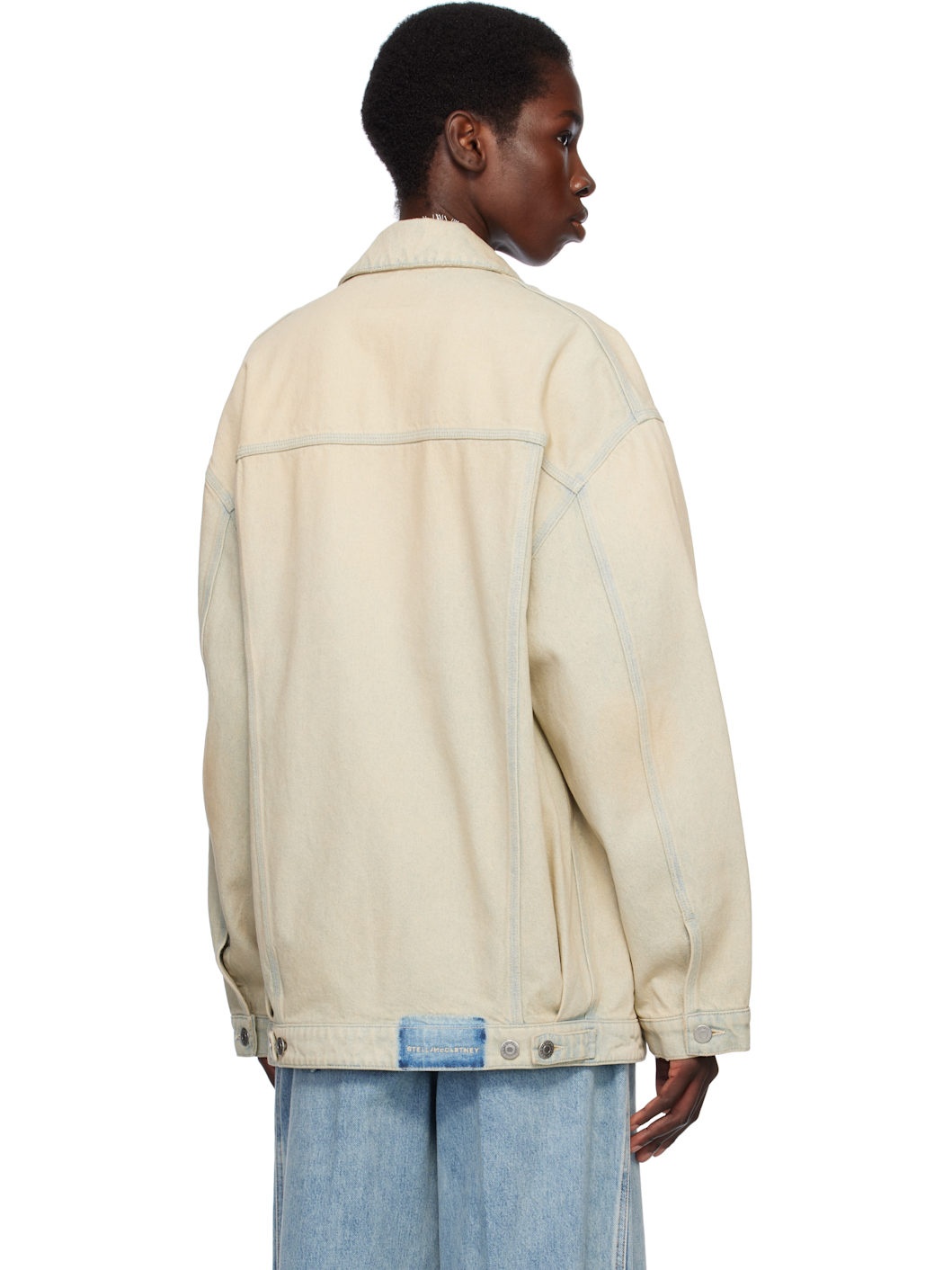 Blue Sand Overdyed Denim Jacket - 3