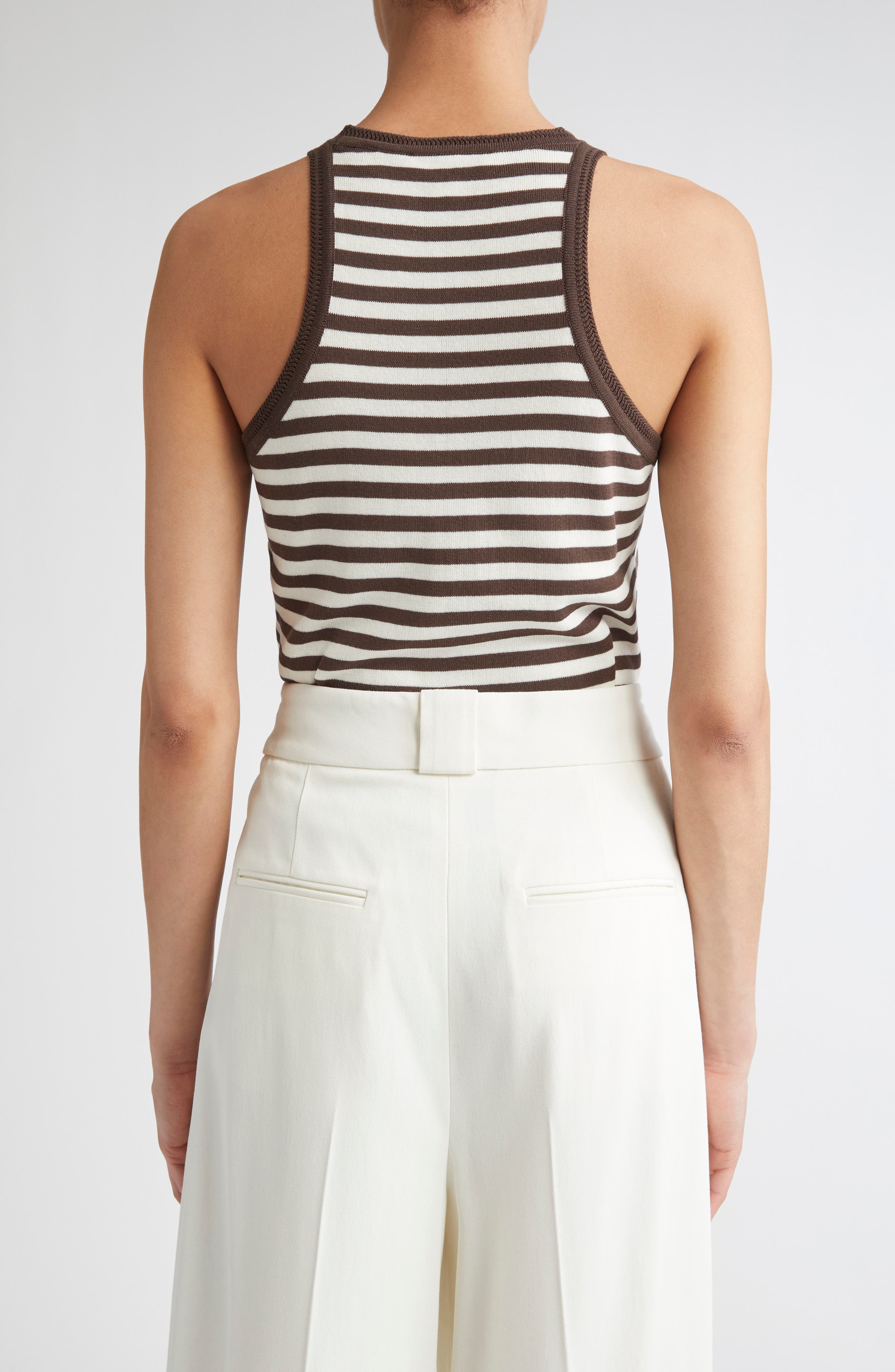 Max Mara Arnes Sweater Tank in Coffee at Nordstrom - 2
