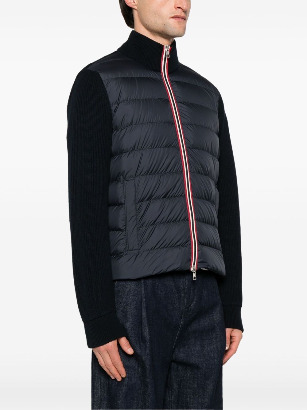 padded-panels cardigan - 3