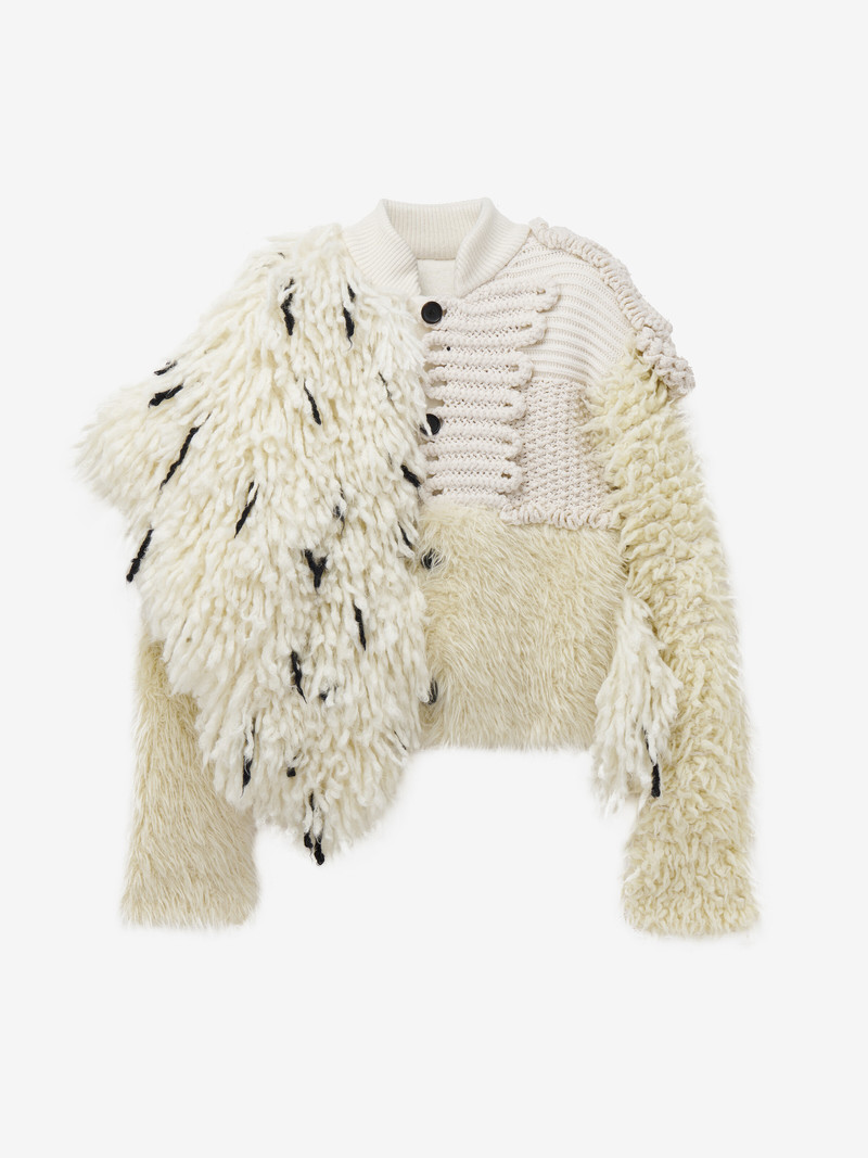 Asymmetric Patchwork Cardigan 1