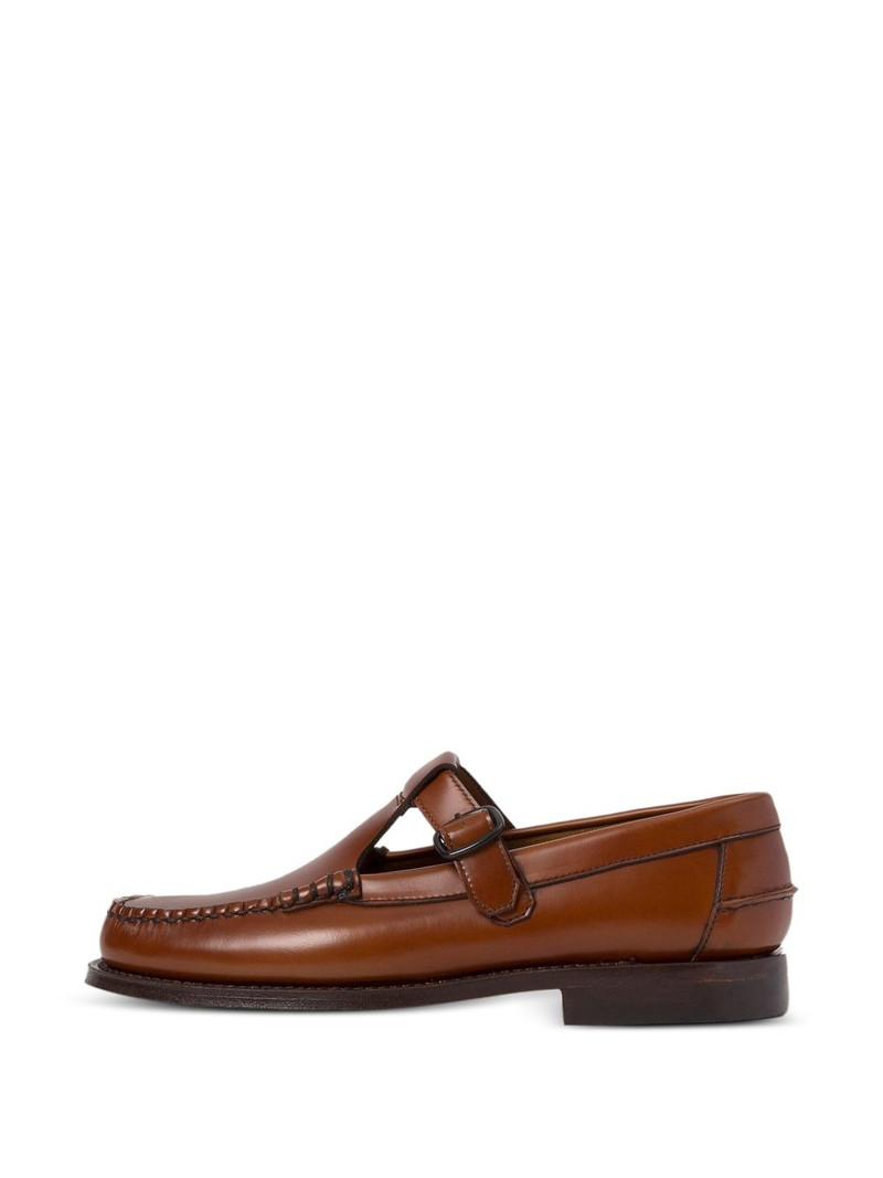 ALBER T-bar buckled loafers 1