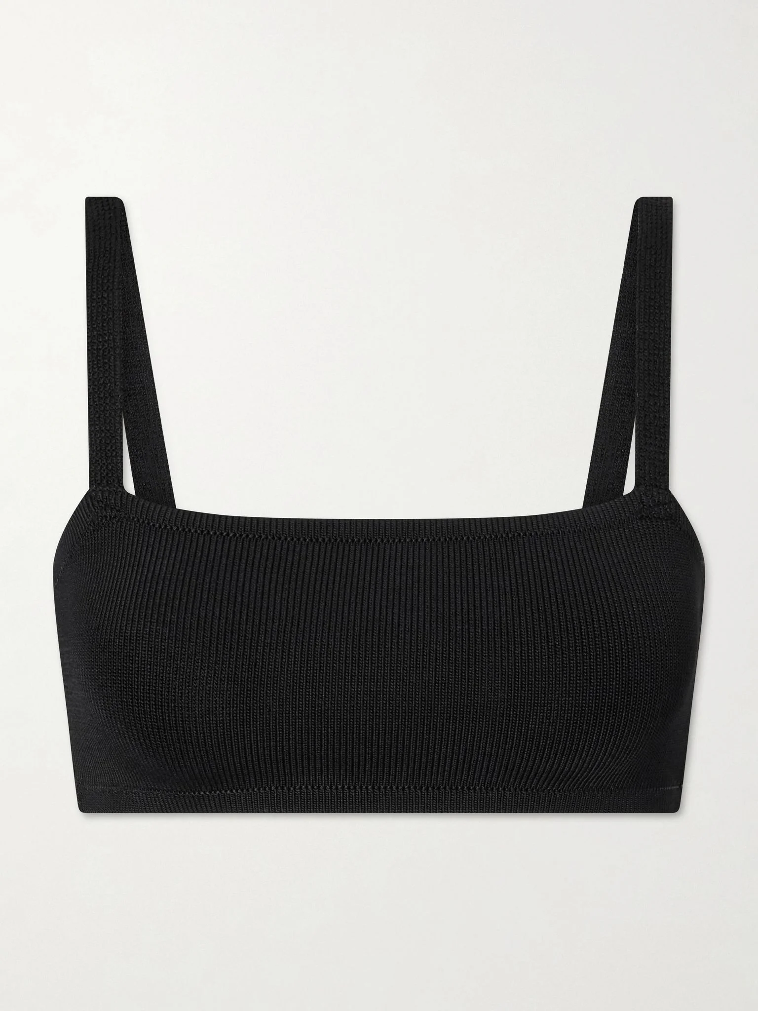 Stretch-knit bralette Black - 1