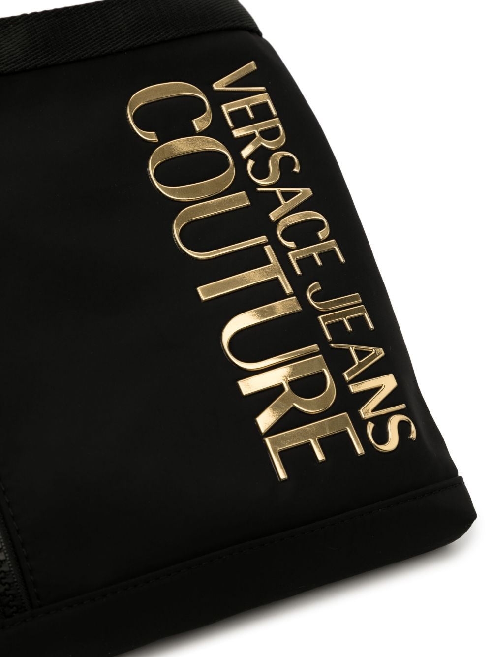logo-lettering messenger bag - 4