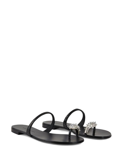 Giuseppe Zanotti Jayda flat sandals outlook