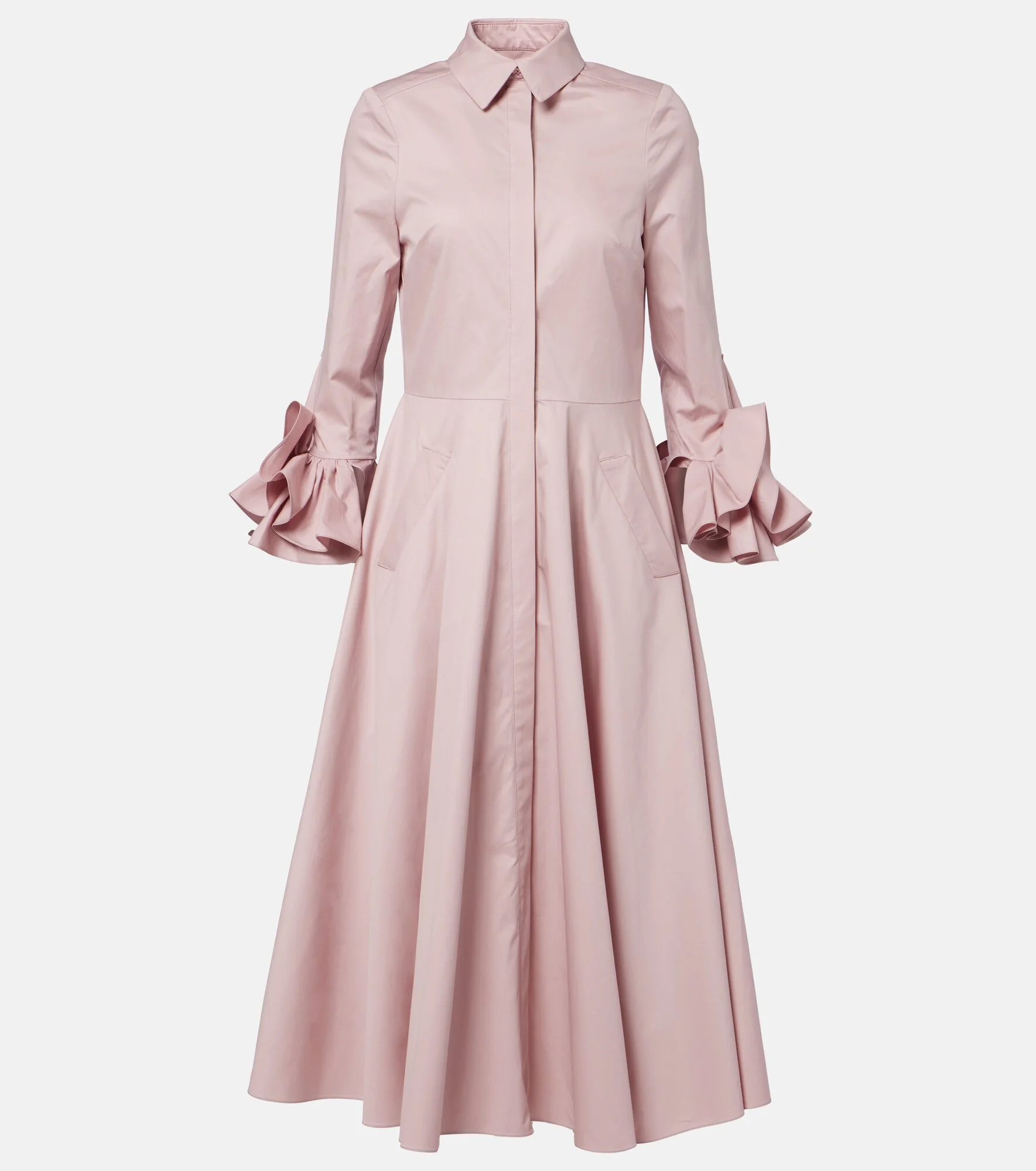 Belisse cotton poplin shirt dress - 1