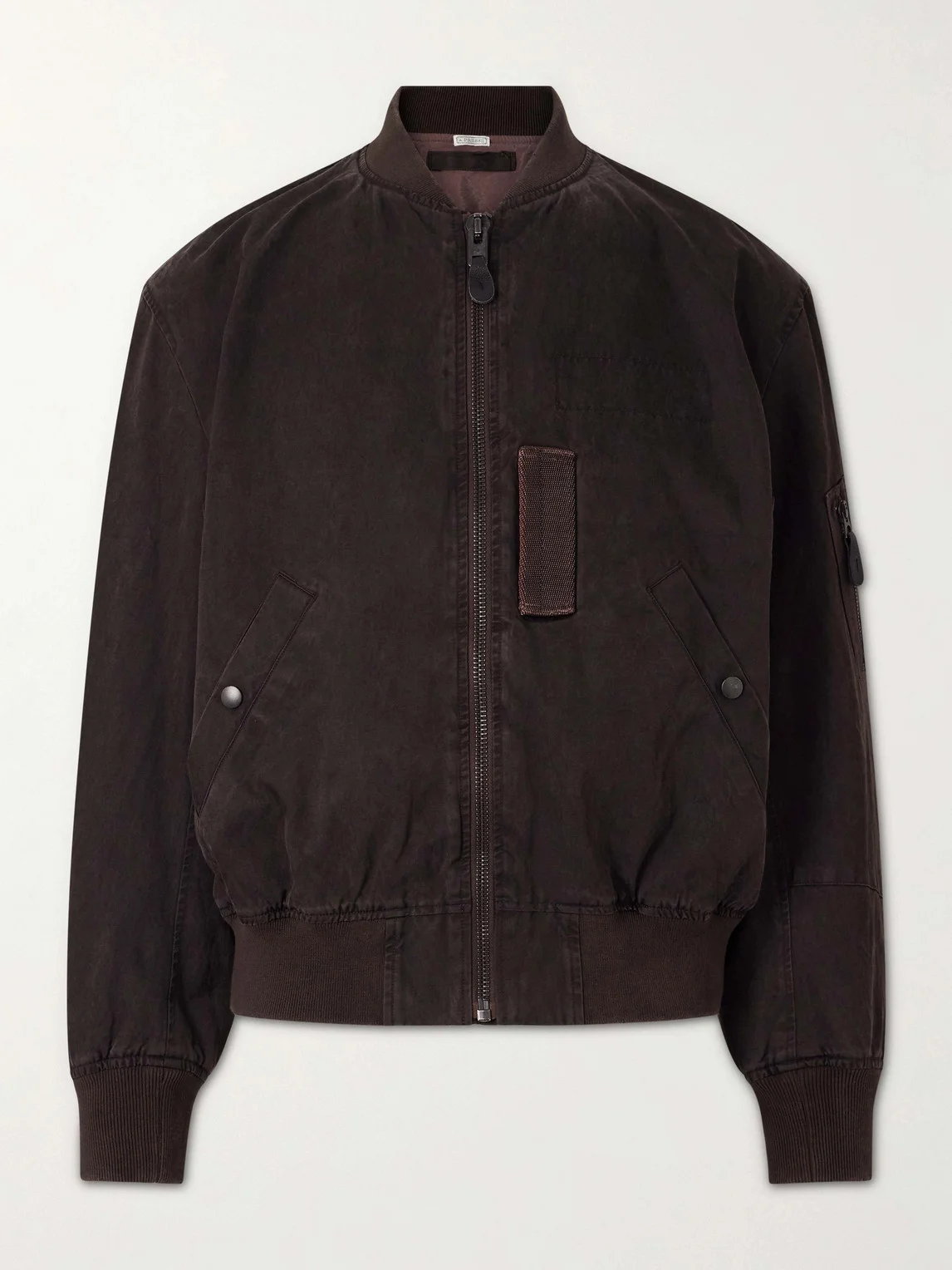 B-15C Cotton and Silk-Blend Bomber Jacket - 1