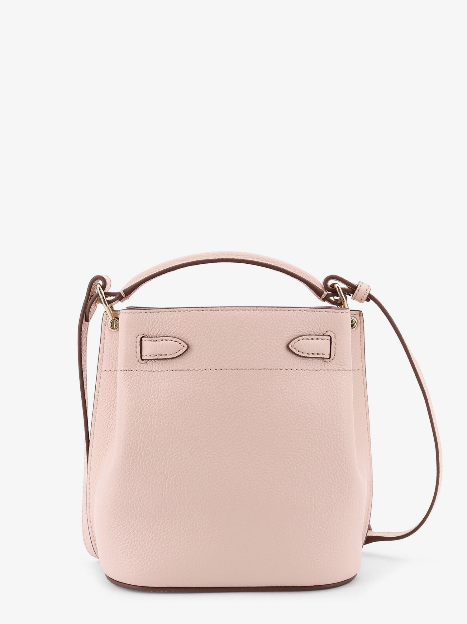Mulberry Leather Bucket Bag With Logo - 2