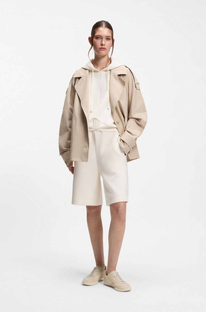 BOSS SUEDE-LEATHER TRAINERS WITH WHIPSTITCHING outlook