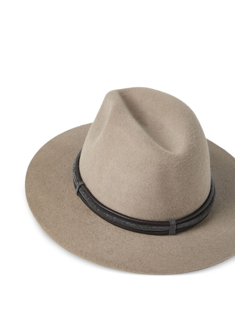 Brunello Cucinelli wide-brim fedora outlook