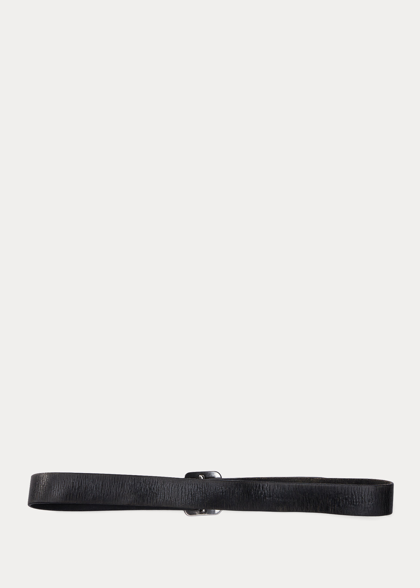 Hand-Burnished Leather Belt - 3
