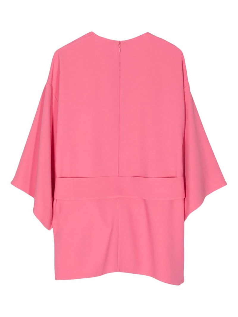 ELIE SAAB Cady belted silk blouse outlook