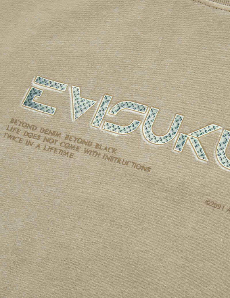 Metallic Stud Textured Logo Print T-shirt 7