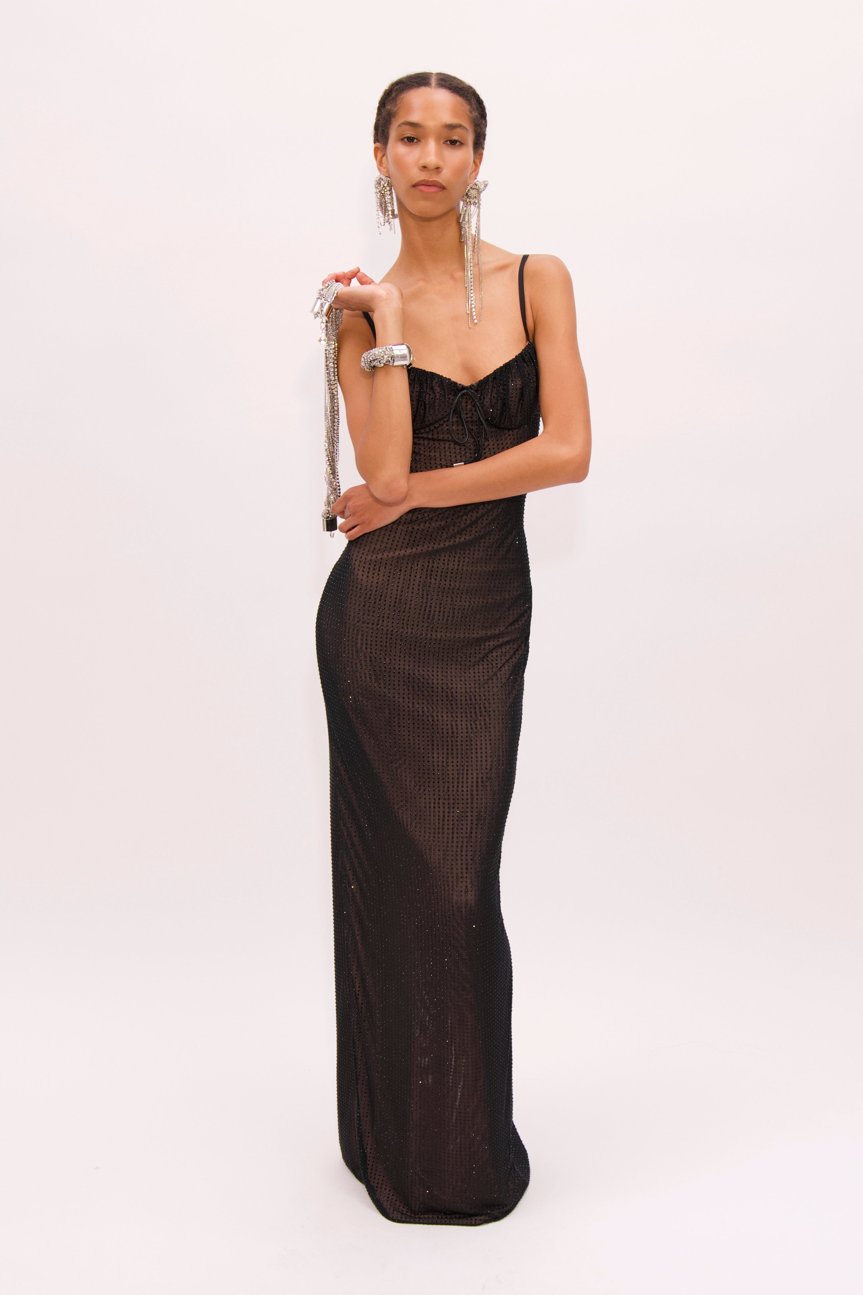 CRYSTAL HOTFIX GOWN - 2