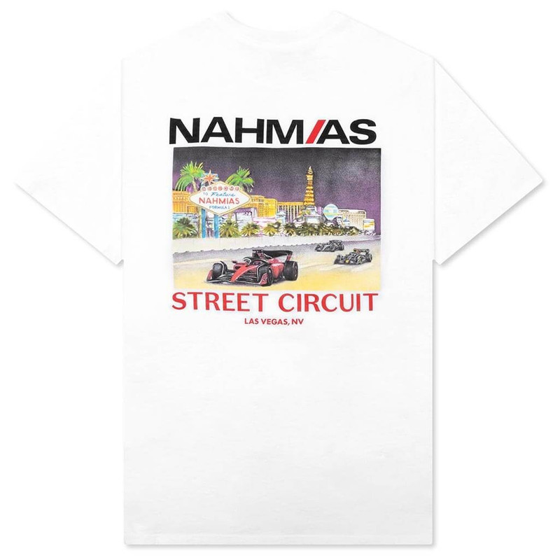 NAHMIAS FEATURE X NAHMIAS STREET CIRCUIT TEE - WHITE outlook