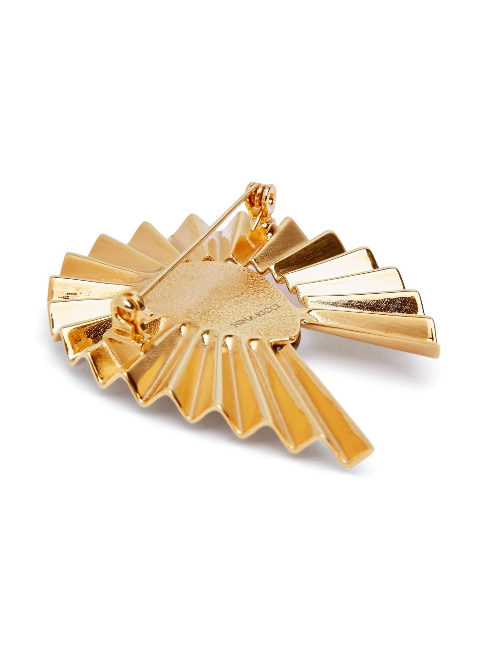 Fluid Wing brooch - 4