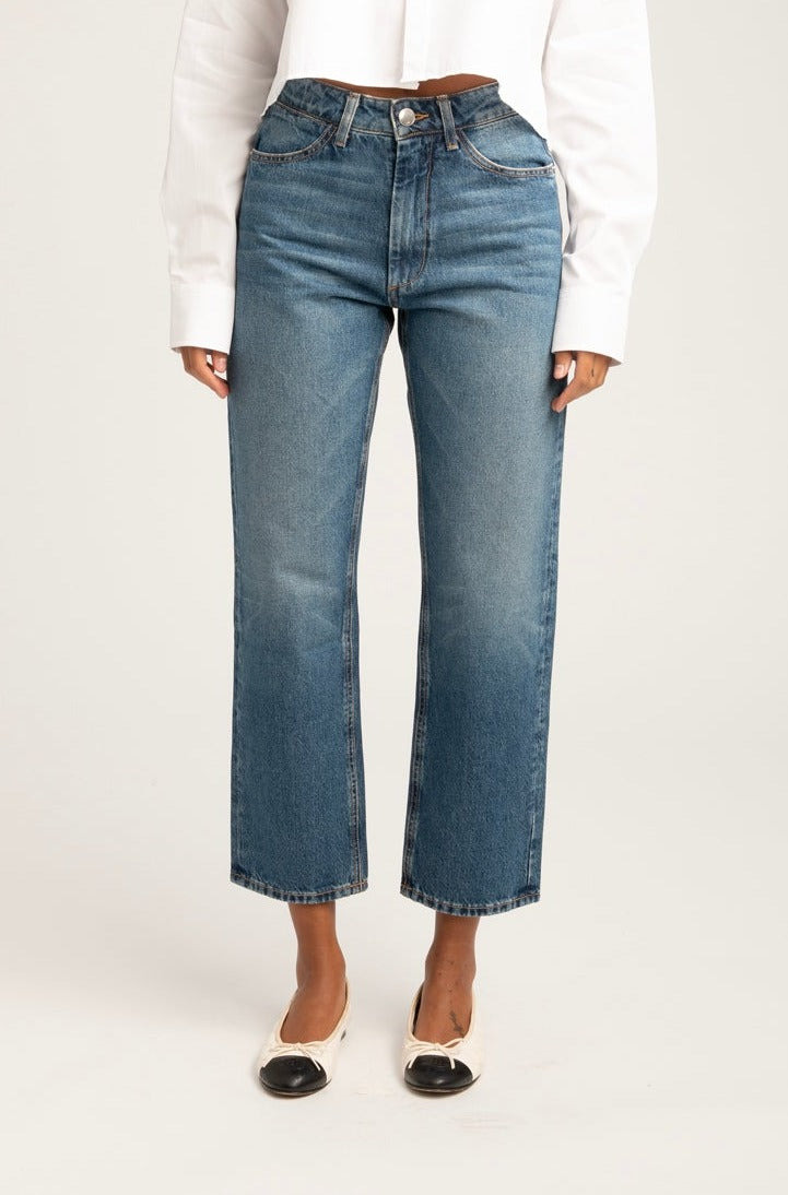 GAINSBOURG CROPPED STRAIGHT LEG DENIM - 3