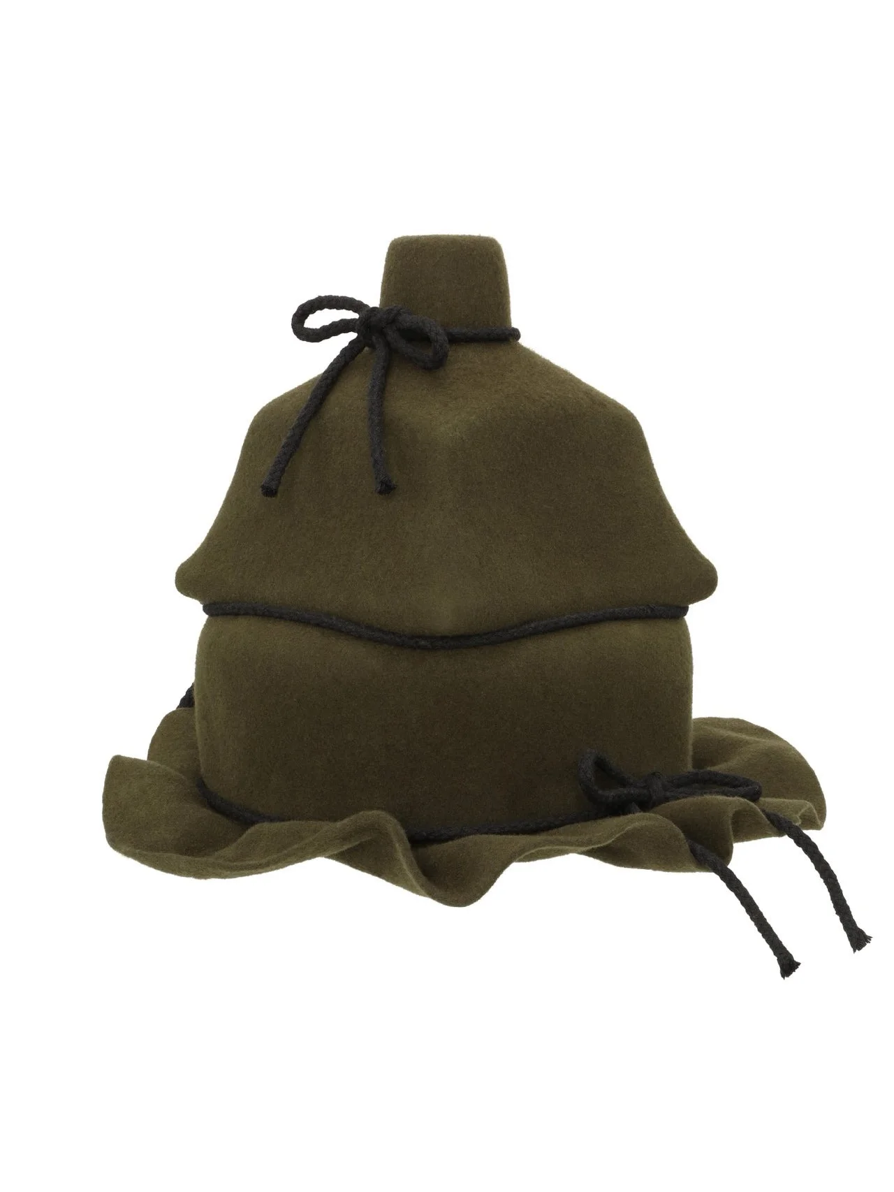 CHRISTO WRAP HAT - MOSS GREEN - 1