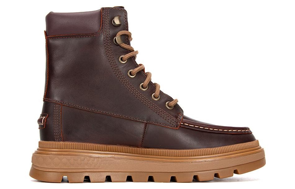 (WMNS) Timberland Ray City Moc Toe Chukka Boots 'Brown Regenerative Leather' A5M3YD57 - 2