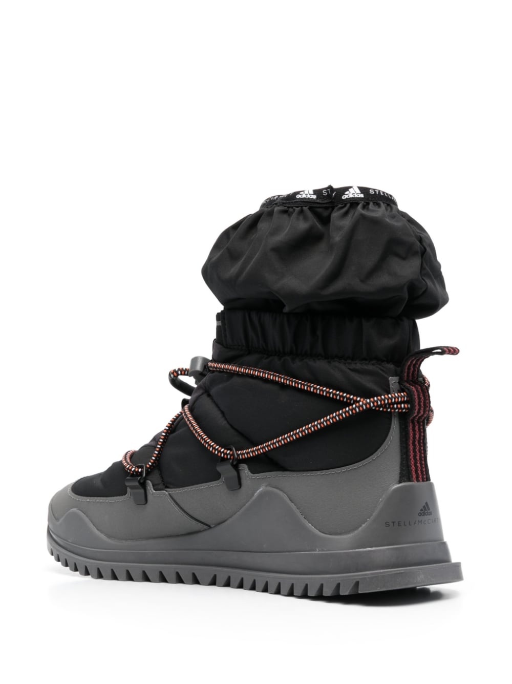 logo-print drawstring boots - 3
